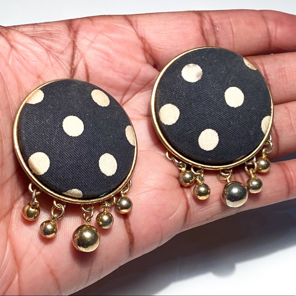 Vintage Natasha Stambouli Large Earrings - Picture 10 of 15